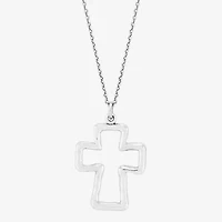 Silpada Womens Sterling Silver Cross 16 Inch Pendant Necklace