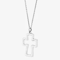 Silpada Womens Sterling Silver Cross 16 Inch Pendant Necklace