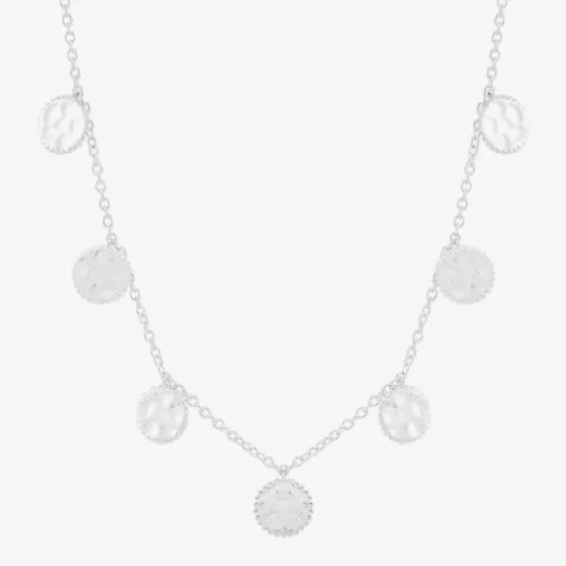 Silpada Womens Sterling Silver Round 17 Inch Pendant Necklace