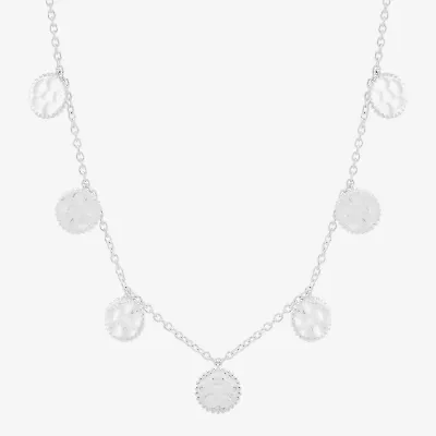 Silpada Womens Sterling Silver Round 17 Inch Pendant Necklace