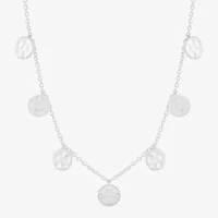 Silpada Womens Sterling Silver Round 17 Inch Pendant Necklace