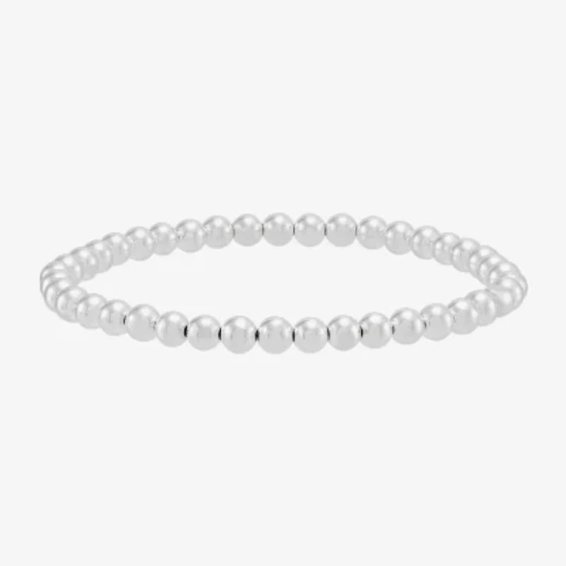 Silpada Womens Sterling Silver Round Beaded Bracelet