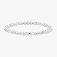 Silpada Womens Sterling Silver Round Beaded Bracelet