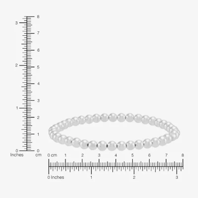 Silpada Womens Sterling Silver Round Beaded Bracelet