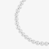 Silpada Womens Sterling Silver Round Beaded Bracelet