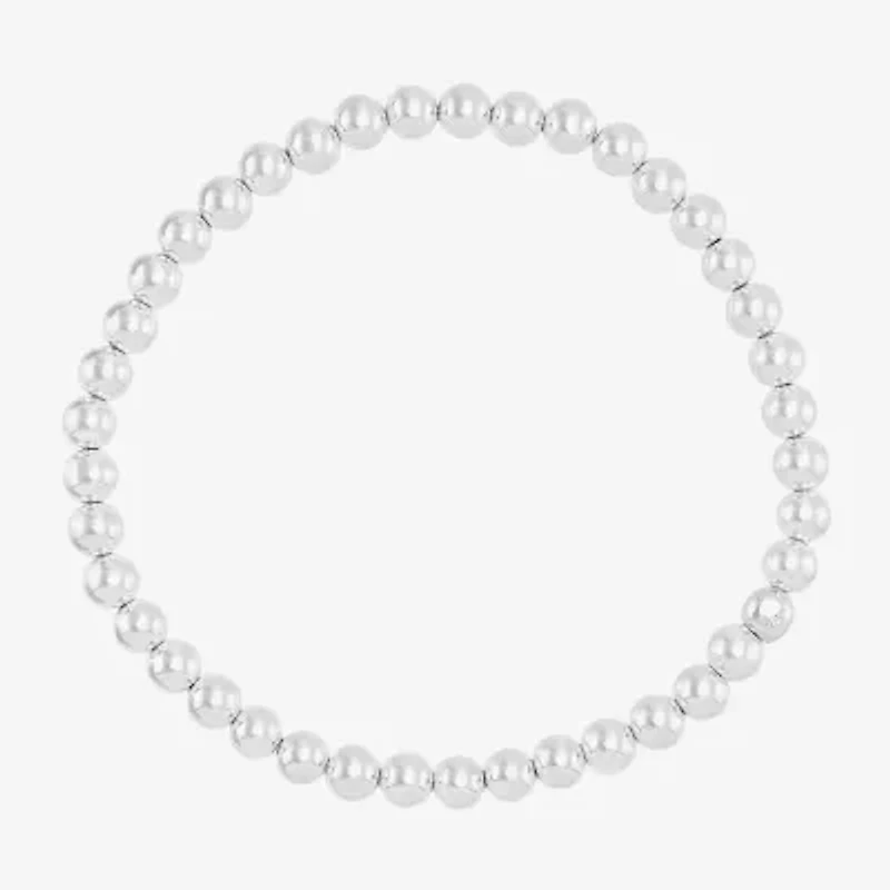 Silpada Womens Sterling Silver Round Beaded Bracelet