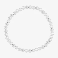 Silpada Womens Sterling Silver Round Beaded Bracelet