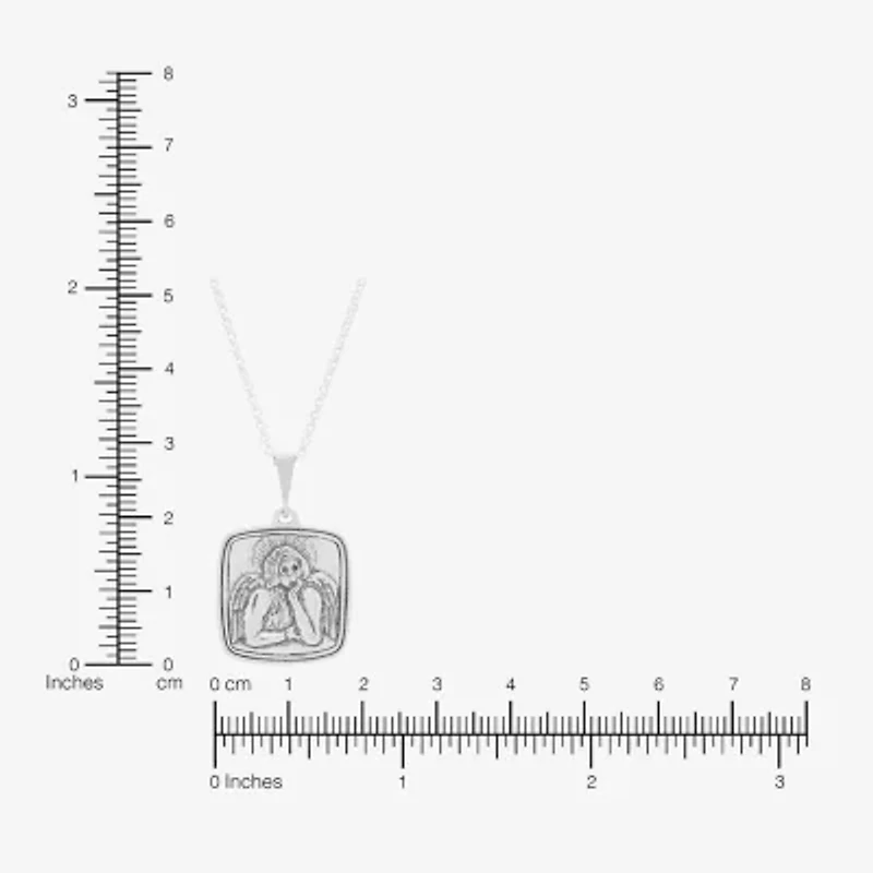 Silpada Womens Sterling Silver Square 18 Inch Pendant Necklace