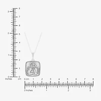 Silpada Womens Sterling Silver Square 18 Inch Pendant Necklace