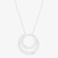 Silpada Womens Sterling Silver Circle 18 Inch Pendant Necklace