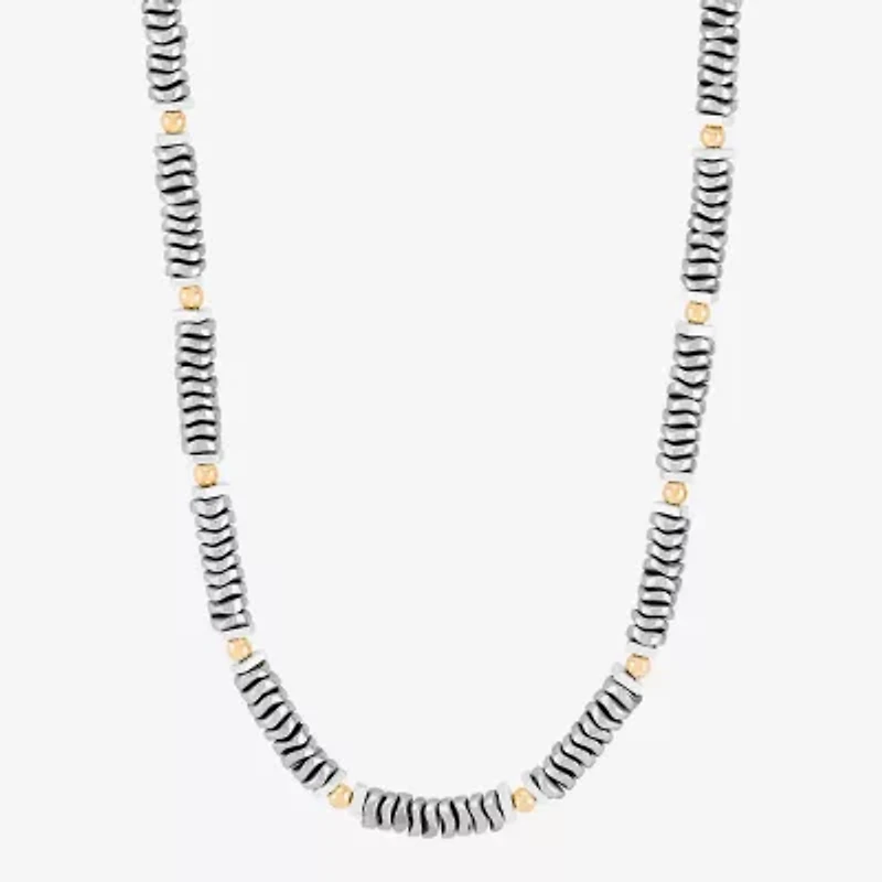 Silpada Womens Black Hematite Sterling Silver 18 Inch Beaded Necklace