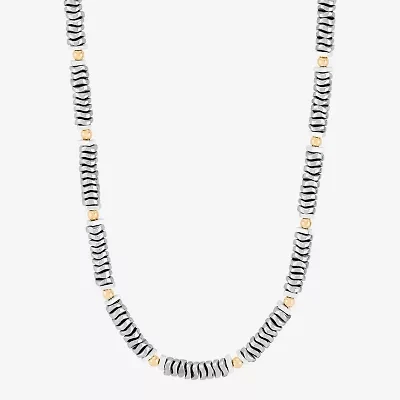 Silpada Womens Black Hematite Sterling Silver 18 Inch Beaded Necklace