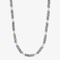 Silpada Womens Black Hematite Sterling Silver 18 Inch Beaded Necklace