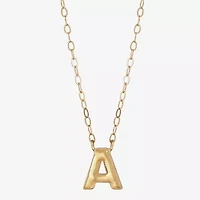 Limited Quantities! Womens 10K Gold 18 Inch Pendant Necklace