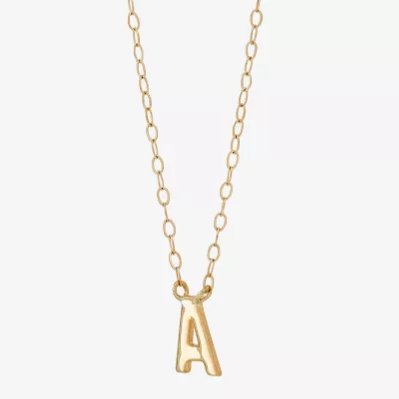 Limited Quantities! Womens 10K Gold 18 Inch Pendant Necklace