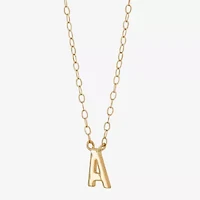 Limited Quantities! Womens 10K Gold 18 Inch Pendant Necklace