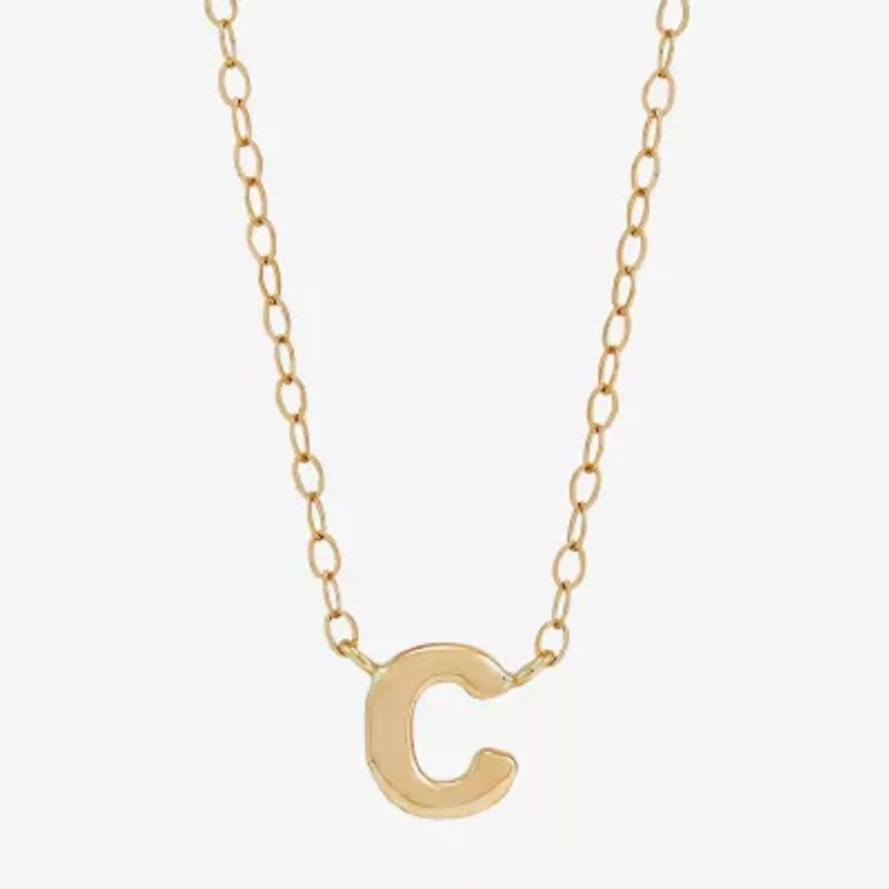 Limited Quantities! Womens 10K Gold 18 Inch Pendant Necklace