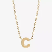 Limited Quantities! Womens 10K Gold 18 Inch Pendant Necklace