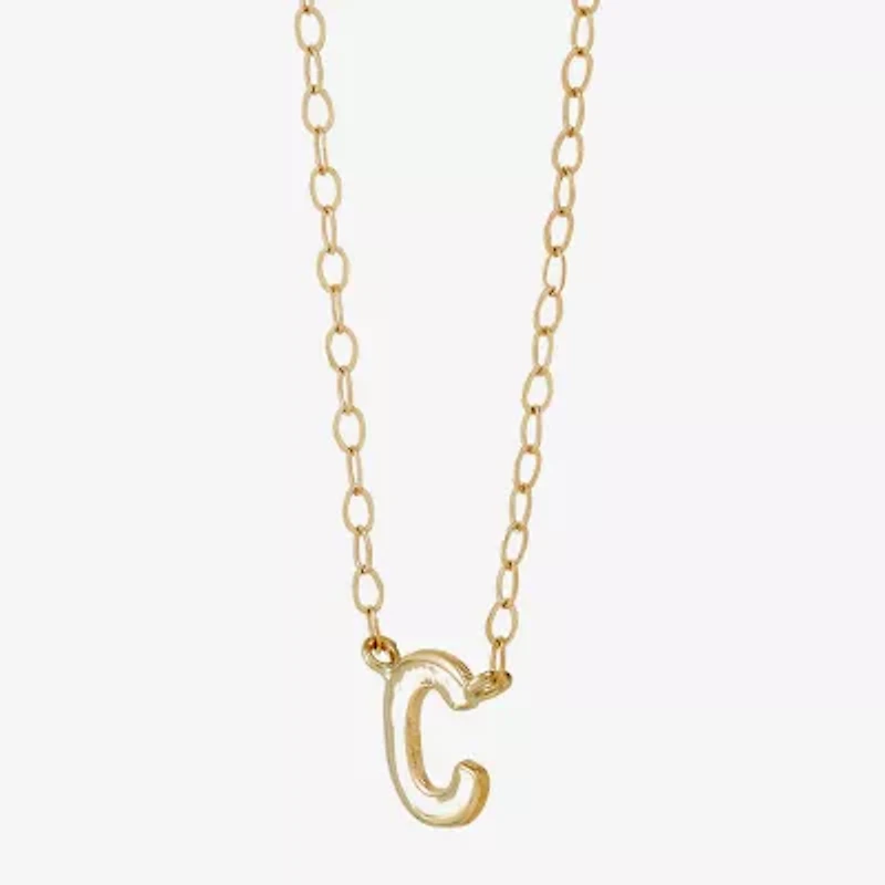 Limited Quantities! Womens 10K Gold 18 Inch Pendant Necklace