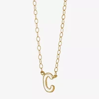Limited Quantities! Womens 10K Gold 18 Inch Pendant Necklace
