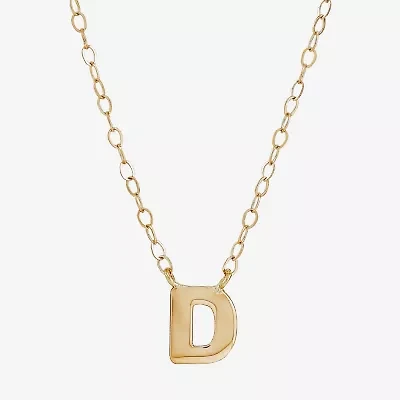 Limited Quantities! Womens 10K Gold 18 Inch Pendant Necklace