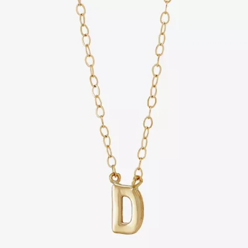 Limited Quantities! Womens 10K Gold 18 Inch Pendant Necklace