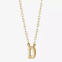 Limited Quantities! Womens 10K Gold 18 Inch Pendant Necklace