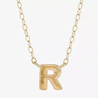 Limited Quantities! Womens 10K Gold 18 Inch Pendant Necklace