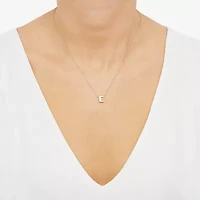 LIMITED QUANTITIES! Womens 10K Gold 18 Inch Block Initial Pendant Necklace