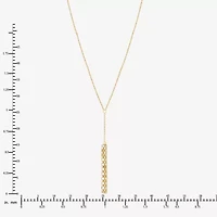 Limited Quantities! Womens 14K Gold 17 1/2 Inch Y Necklace