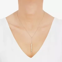 Limited Quantities! Womens 14K Gold 17 1/2 Inch Y Necklace