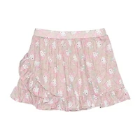Little & Big Kid Girls Hello Kitty Wrap Skirt