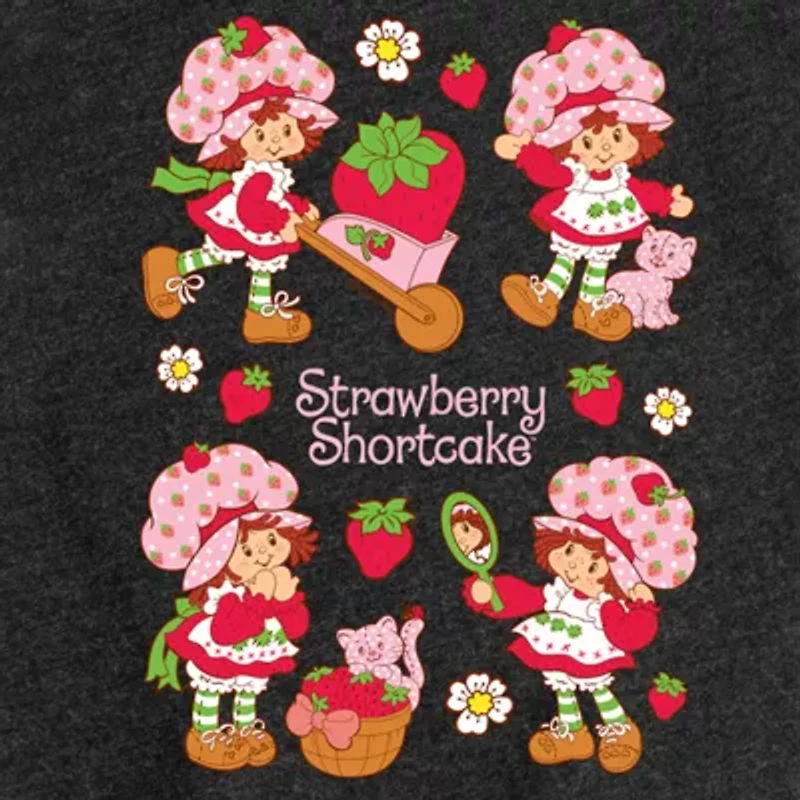 Strawberry Shortcake Big Kid Girls Crew Neck Short Sleeve T-Shirt