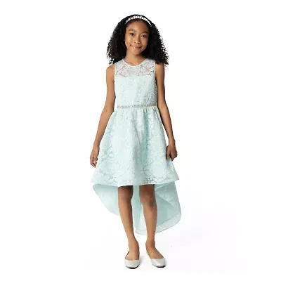 Rare Editions Big Kid Girls Embellished Sleeveless Flower Girl Fit + Flare Dress