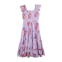 Rare Editions Big Kid Girls Embellished Sleeveless Floral Maxi Dress