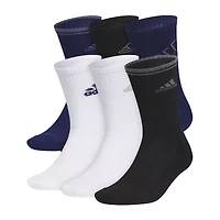 adidas Cushion Mix Mens 6 Pair Crew Socks