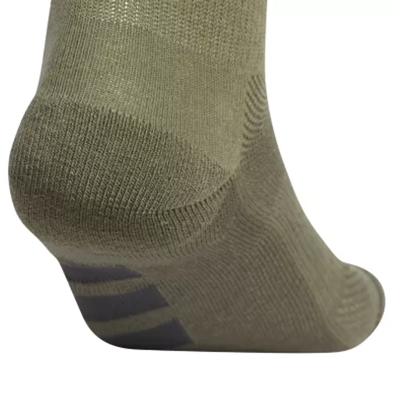 adidas All Day Training Mens Multi-Pack 3 Pair Quarter Ankle Socks