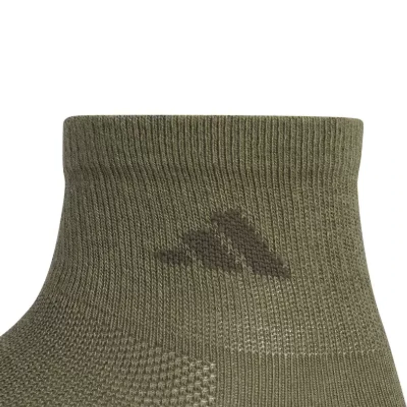adidas All Day Training Mens Multi-Pack 3 Pair Quarter Ankle Socks