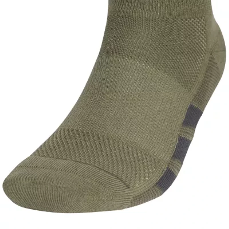 adidas All Day Training Mens Multi-Pack 3 Pair Quarter Ankle Socks