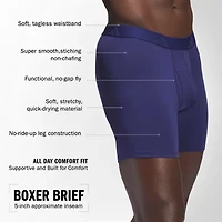 adidas Luxe Comfort Mens 3 Pack Boxer Briefs 5159307