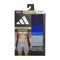 adidas Luxe Comfort Mens 3 Pack Boxer Briefs 5159307