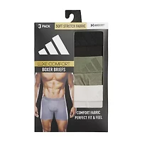 adidas Luxe Comfort Mens 3 Pack Boxer Briefs 5159307