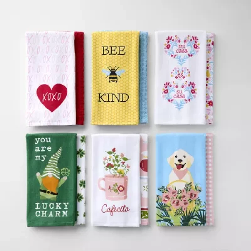 Layerings Welcome Spring 2-pc. Kitchen Towel Set