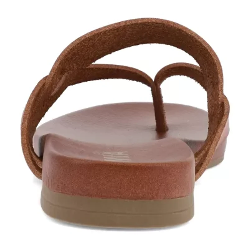 Mia Girl Womens Neutrals Flip-Flops