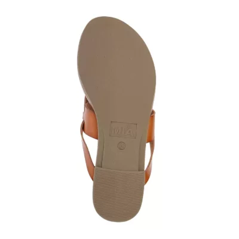 Mia Girl Womens Neutrals Flip-Flops