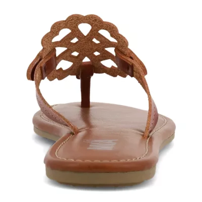 Mia Girl Womens Neutrals Flip-Flops