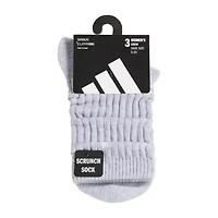 adidas Womens 3 Pair Crew Socks