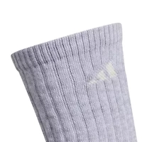 adidas Womens 3 Pair Crew Socks