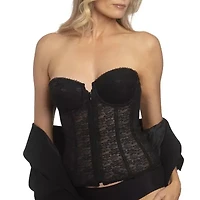 Dominique Womens Medium Support Longline Strapless Bra 8249