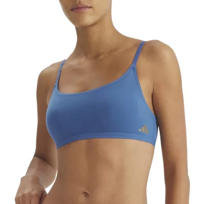 Adidas Micro Bodyfit Padded Scoop Bralette-4A0460